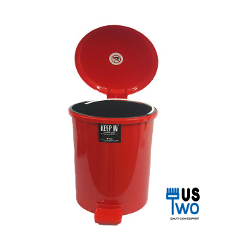 ถังขยะแบบเหยียบ ทรงกลมขนาด 18 ลิตร