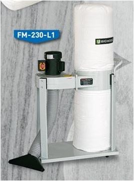 BIGWOOD FM-230-L1 1HP Electric Dust Extractor - เครื่องกรองฝุ่นสำหรับช็อปงานไม้ BIGWOOD รุ่น FM-230-L1