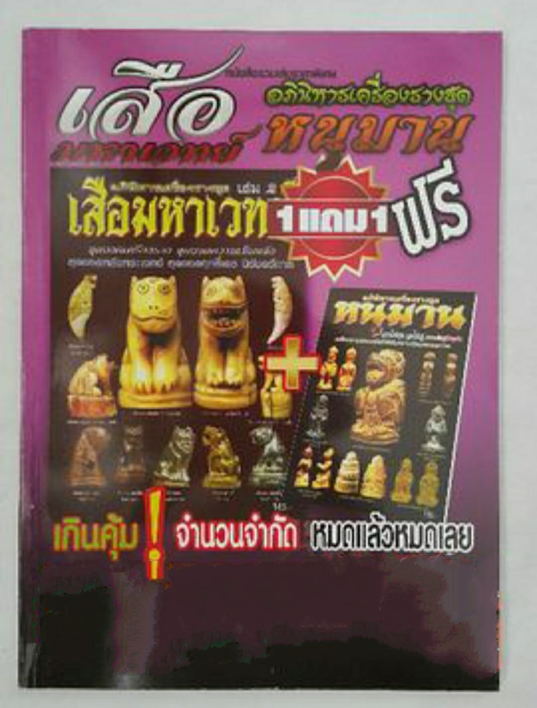 หนังสือรวมเล่มราคาพิเศษอภินิหารเครื่องรางชุด เสือมหาเวทย์ หนุมาน