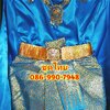 ชุดไทยเสื้อเเขนกระบอก สีฟ้า