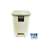 ถังขยะแบบเหยียบ ทรงเหลี่ยม ขนาด 10 ลิตร