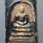 พระสมเด็จวัดระฆัง กรุหลังคาโบสถ์ ลงรักลงชาด พิมพ์ใหญ่ BR 06