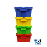 ลังพลาสติกทึบ ฝาพับคู่ 11.2 ลิตร