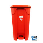 ถังขยะแบบเหยียบ ทรงเหลี่ยม 85 ลิตร