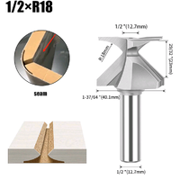 SIT Tool 6318S - 1/2-inch Shank R18 Seem Arc Bending Woodworking Router Bits - ดอกเร้าเตอร์ตีทำโค้งไม้ แกน 1/2นิ้ว