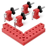 SIT TOOL SIT-RC0100 - Aluminum Clamping Square Plus, 100mm (Paired Sales) - แคล้มป์ยึดไม้มุมฉากสำหรับงานไม้ชนาด 100มม. (จำหน่ายเป็นคู่)