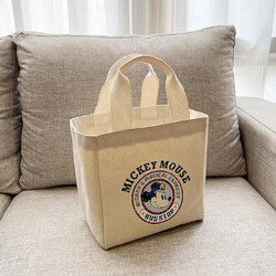 กระเป๋าผ้ามิกกี้เมาส์ กระเป๋าผ้าแคนวาส กระเป๋าถือ ลายการ์ตูน Mickey Mouse สินค้าพร้อมส่ง