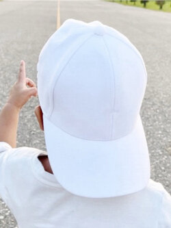 หมวกแก๊ปเด็กผ้าคอตตอนพีช รอบหมวก 48-54 cm.