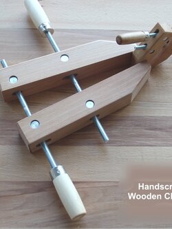 SIT Tool Beech Handscrew Wooden Clamps - แคล้มป์ไม้มือหมุนไม้บีช