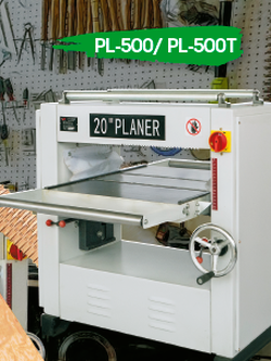 BIGWOOD PL-500 500mm.(20-inch) 220V 1-phase Thickness Planner - เครื่องรีดไม้ ขนาด 500 มม. (20 นิ้ว) ใช้ไฟฟ้า 220โวล์ท 1-เฟส BIGWOOD รุ่น PL-500
