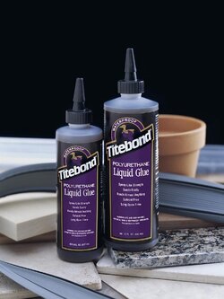 TITEBOND POLYURETHANE GLUE - กาวงานไม้ชนิดโพลียูรีเทน ขนาดบรรจุ 4 และ 8 ออนซ์l (118, และ 237 มล.) U.S.A.