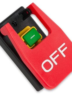 KEDU KJD17B-16 NVR (No Voltage Release) Switch 230V/ 16A/ 1ph, Electromagnetic 5-pins สวิทช์เปิดปิด เครื่องมืองานไม้แบบแม่เหล็กไฟฟ้า ชนิด 5 ขา