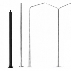 เสาไฟถนน กิ่งเดี่ยว,กิ่งคู่