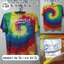 (รหัสสินค้า Y-09) Size S เสื้อยืดมัดย้อม คอกลม แขนสั้น มือสอง Tie Dye T-Shirt ใส่ได้ทั้งผู้ชายและผู้หญิง