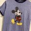 เสื้อยืดมิกกี้เมาส์ วินเทจ Mickey Mouse งานป้าย Disney ผ้าเก่า เสื้อยืดมือสอง สำหรับผู้หญิงเฉพาะ