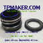 Mechanical Seal แมคคานิคอล ซีล : รุ่นMG12 | CMG12 : 28-43 CA-SIC-NBR