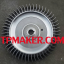 Ring Blowers Impeller ใบพัดริงโบลเวอร์ 2RB210 : โตนอก 215 mm. รูเพลา 19 mm. หนา 29 mm.
