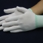 ถุงมือ PU สีเทาเคลือบเต็มฝ่ามือ สีขาว
