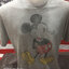เสื้อยืดวินเทจมือสอง Vintage ลายการ์ตูนมิกกี้เมาส์ Mickey Mouse งานป้ายผ้าเก่า Disney สินค้าพร้อมส่ง