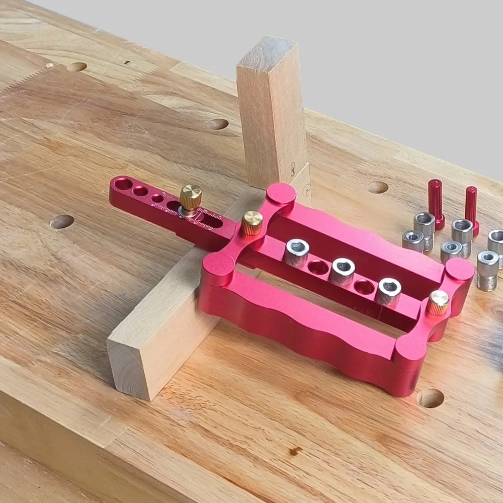 SIT TOOL 08552 - Self Centering Dowel Jig for 6mm, 8mm and 10mm Wood Dowel - จิ๊กเจาะเดือยกลม แบบเจาะกึ่งกลางไม้โดยอัตโนมัติ รองรับเดือยกลมขนาด 6, 8 และ 10มม