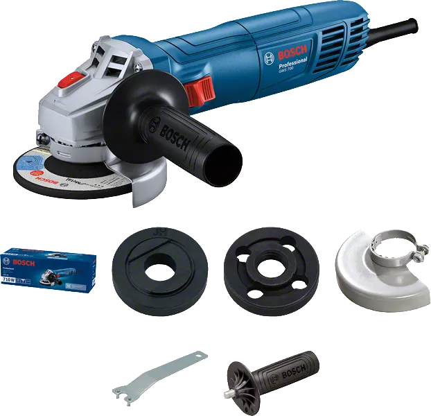 BOSCH GWS 700 4-inch Angle Grinder, 710w - เครื่องเจียรไฟฟ้า หรืลูกหมูขนาด 4 นิ้ว 710 วัตต์ บ็อช รุ่น GWS 700 - 06013A31K0