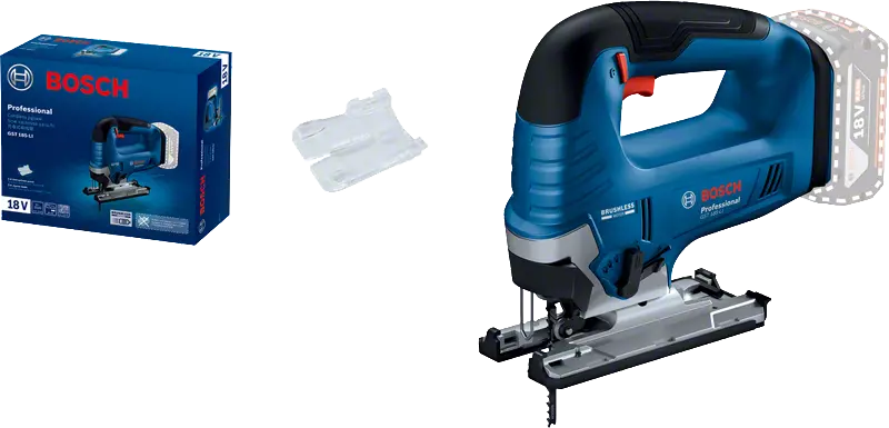 BOSCH GST 185-LI - 18V Cordless Jigsaw (Tool only without Battery and Charger) - เลื่อยจิ๊กซอว์ไร้สายใช้แบตเตอรี่ 18 โวล์ท (เครื่องเปล่าไม่มีแบตเตอรี่ ไม่มีแท่นชาร์จ) บ๊อช รุ่น GST 185-LI - 06015B30L3